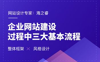 企業(yè)網(wǎng)站建設過程中三大基本流程